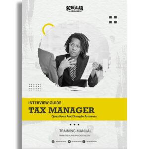 Tax Manager Interview Guide