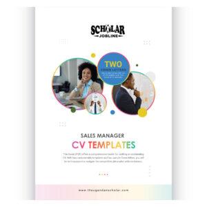 Sales Manager CV Templates