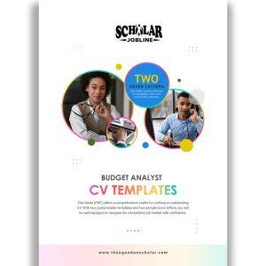 Budget Analyst CV Templates