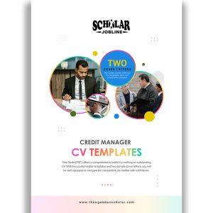 Credit Manager CV Templates