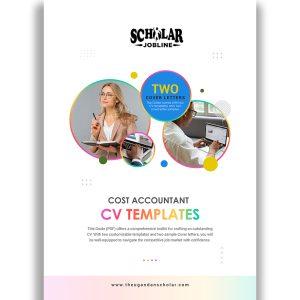 Cost Accountant CV Templates