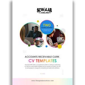 Accounts Receivable Clerk CV Templates