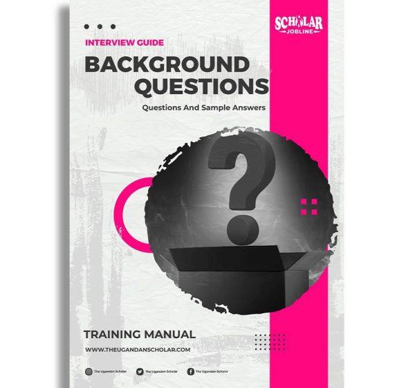Background Questions Interview Guide