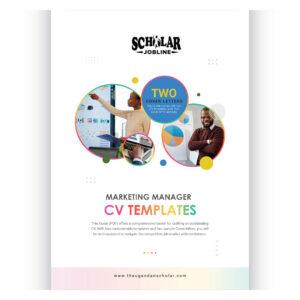 Marketing Manager CV Templates