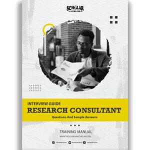 Research Consultant Interview Guide