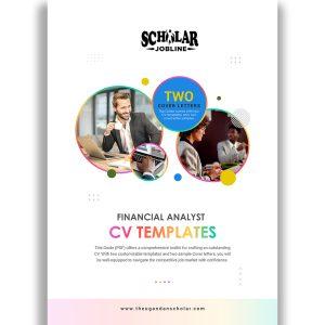 Financial Analyst CV Templates
