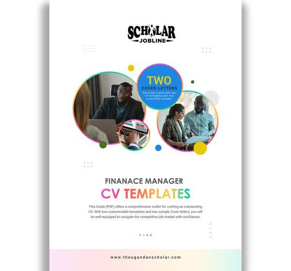 Finance Manager CV Templates
