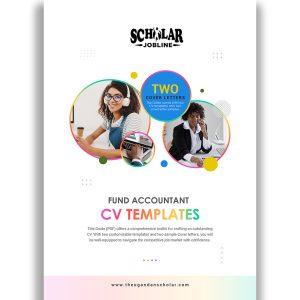 Fund Accountant CV Templates
