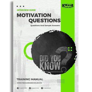 Motivational Questions Interview Guide